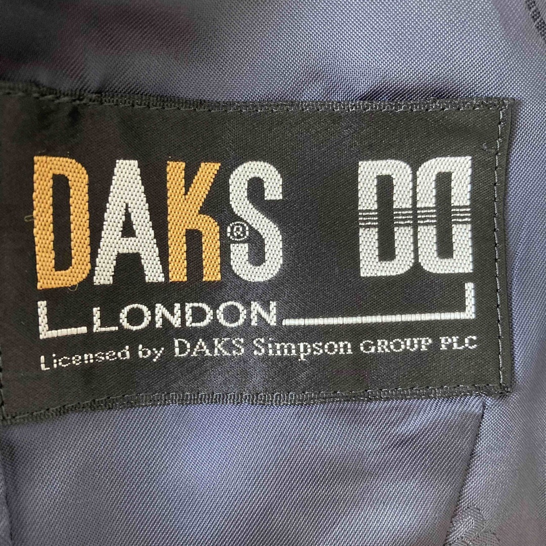 DAKS(ダックス)の【美品】DAKS ダックス ダブルブレスト 紺ブレ 13号 日本製 レディースのジャケット/アウター(テーラードジャケット)の商品写真
