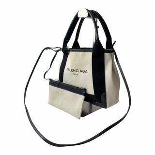 バレンシアガ(Balenciaga)のバレンシアガ BALENCIAGA 2way ネイビーカバス XS ポーチ付き(ハンドバッグ)