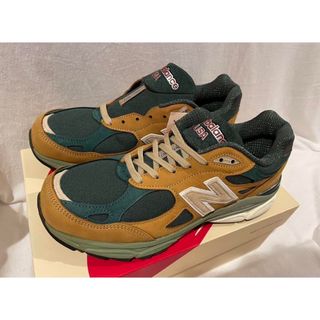 ニューバランス(New Balance)の新品new balance990v3アメリカ製green 26.5(スニーカー)