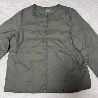 MUJI (無印良品)(ダウンジャケット ・ グリーン・カーキ/緑色系 MUJI (無印良品)(ダウンジャケット ・ グリーン・カーキ/緑色系