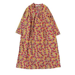 トゥモローランド(TOMORROWLAND)の【新品】ODILE JACOBS  Mao Collar VネックDress(ロングワンピース/マキシワンピース)