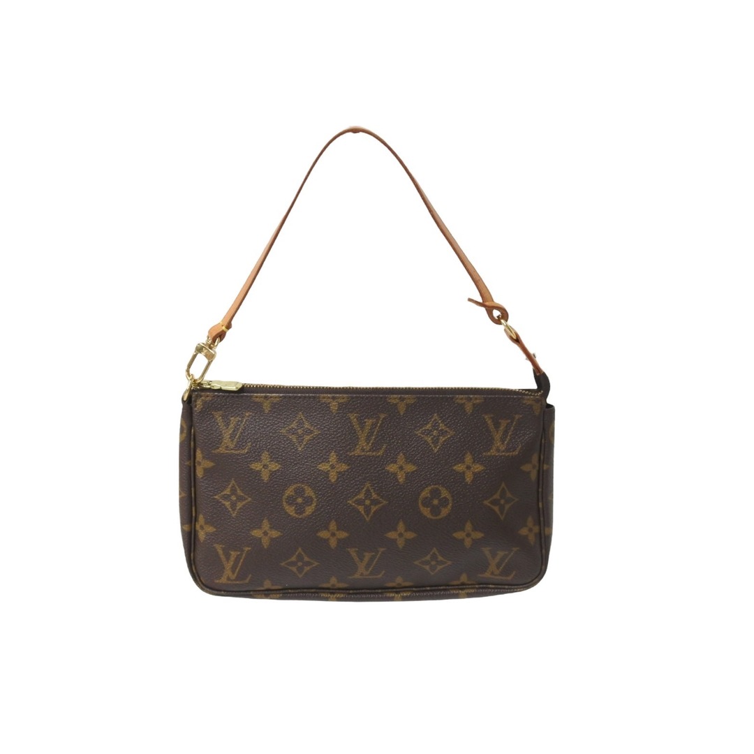 LOUIS VUITTON ルイヴィトン モノグラム ポシェット アクセソワール アクセサリーポーチ アクセポ 旧型 M51980 美品  56458