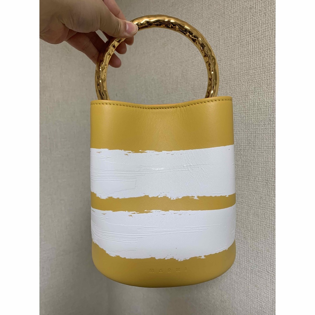 牛革70%合金30%付属品MARNI  marni マルニ　パニエバッグ　バック