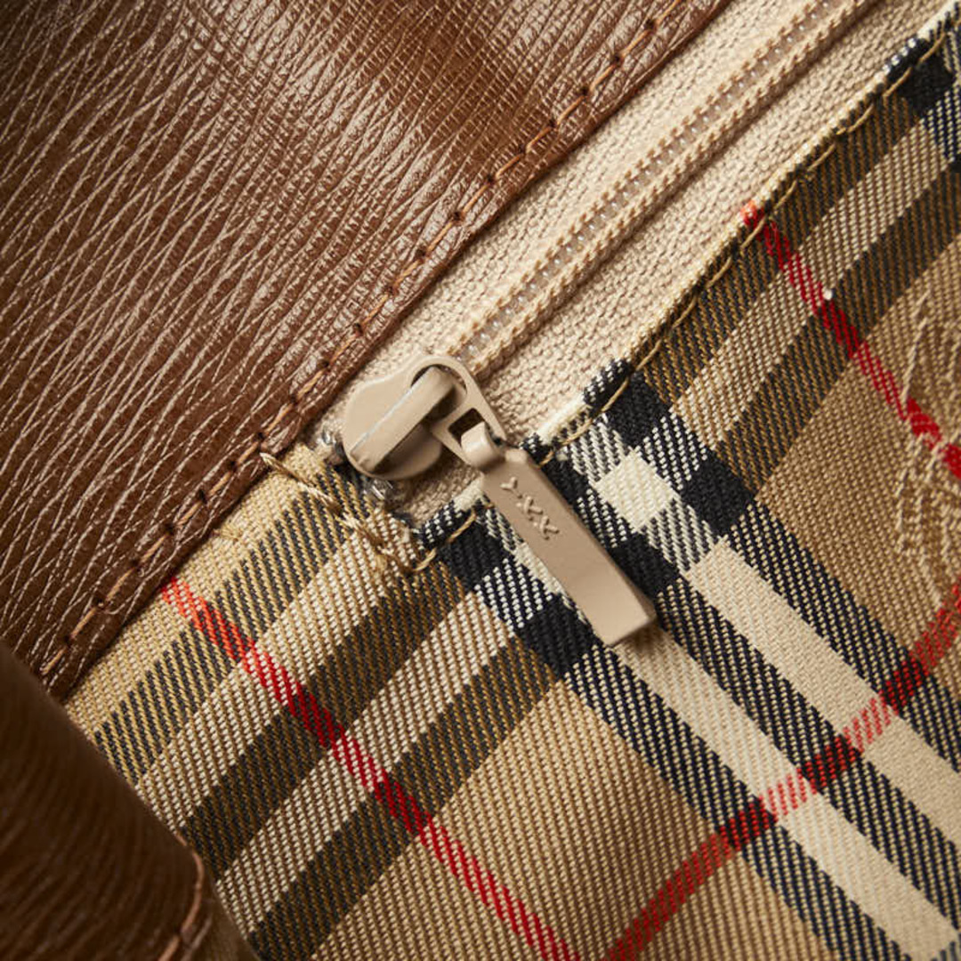 BURBERRY(バーバリー)のバーバリー ノバチェック シャドーホース ハンドバッグ レザー レディース BURBERRY 【1-0121284】 レディースのバッグ(ハンドバッグ)の商品写真