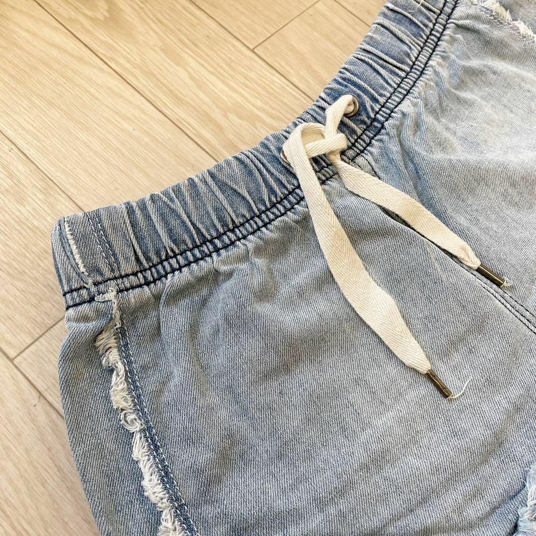 billabong(ビラボン)のBILLABONG デニム ショートパンツ サイズ24 ドローストリングウェスト レディースのパンツ(ショートパンツ)の商品写真