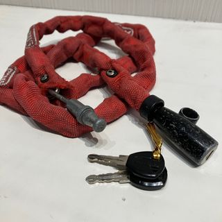 アバス(ABUS)のABUS ロック 鍵式 赤(セキュリティ)