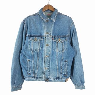 リーバイス(Levi's)のLevi's リーバイス 706080217 トラッカージャケット デニムジャケット ワーク  アメカジ ジージャン ブルー (メンズ XL) 中古 古着 O9662(Gジャン/デニムジャケット)