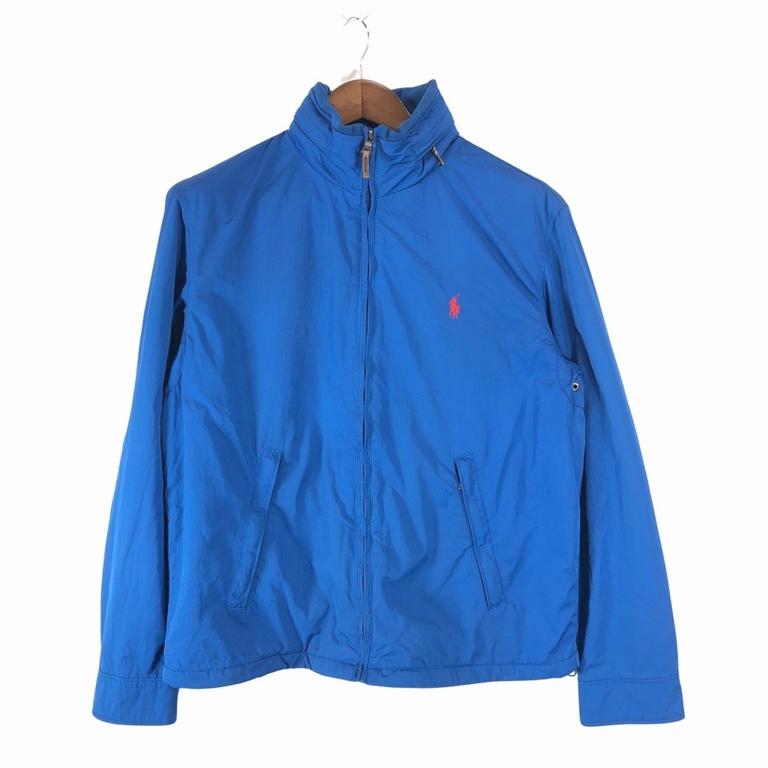 POLO RALPH LAUREN(ポロラルフローレン)のPolo by Ralph Lauren ポロバイラルフローレン 中綿 ジャケット 防寒  アメカジ ブルー (メンズ M) 中古 古着 O9664 メンズのジャケット/アウター(その他)の商品写真