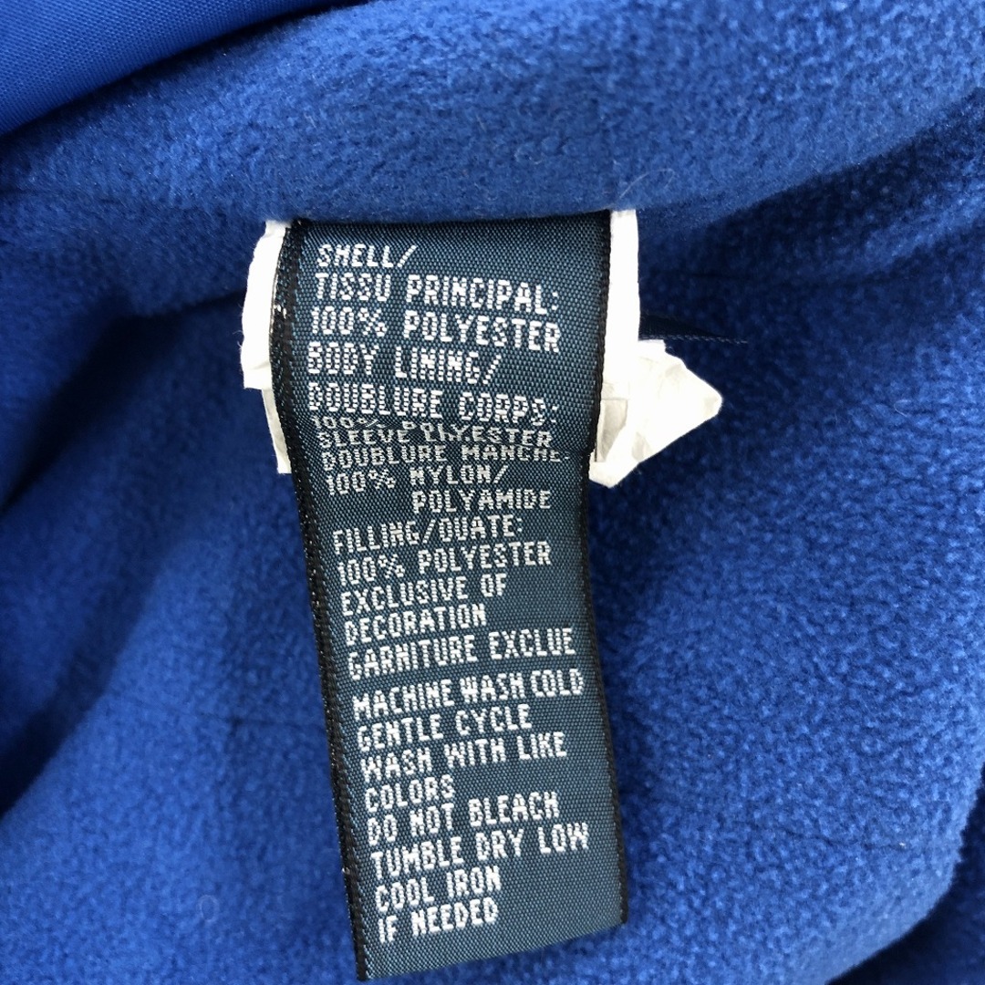 POLO RALPH LAUREN(ポロラルフローレン)のPolo by Ralph Lauren ポロバイラルフローレン 中綿 ジャケット 防寒  アメカジ ブルー (メンズ M) 中古 古着 O9664 メンズのジャケット/アウター(その他)の商品写真