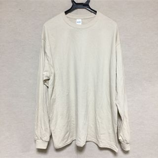 ギルタン(GILDAN)の新品 GILDAN ギルダン 長袖ロンT サンドベージュ XL(Tシャツ/カットソー(七分/長袖))