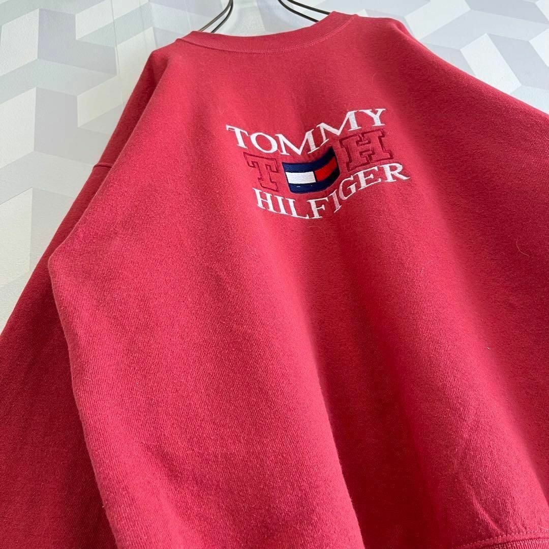 TOMMY HILFIGER - 【レア】90s トミーヒルフィガー USA製 刺繍ロゴ