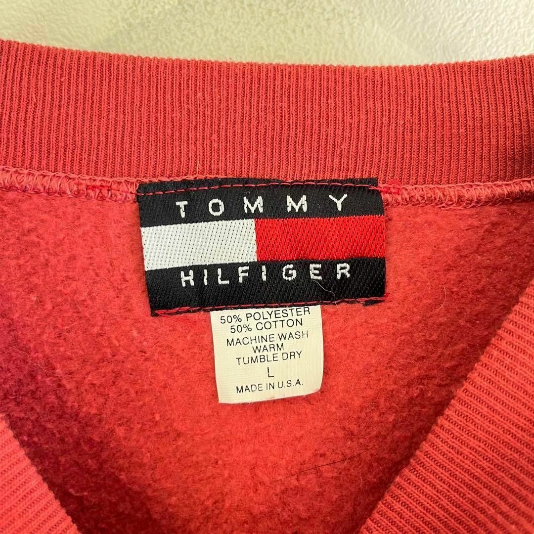 TOMMY HILFIGER - 【レア】90s トミーヒルフィガー USA製 刺繍ロゴ