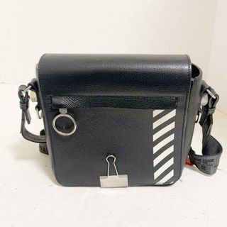 オフホワイト  Small Meteor Bag ショルダーバッグ レザー 黒