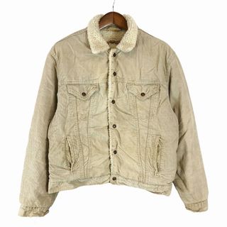 リーバイス(Levi's)の90年代 Levi's リーバイス 71500 コーデュロイボアジャケット  防寒  アメカジ ベージュ (メンズ XL) 中古 古着 O9683(その他)