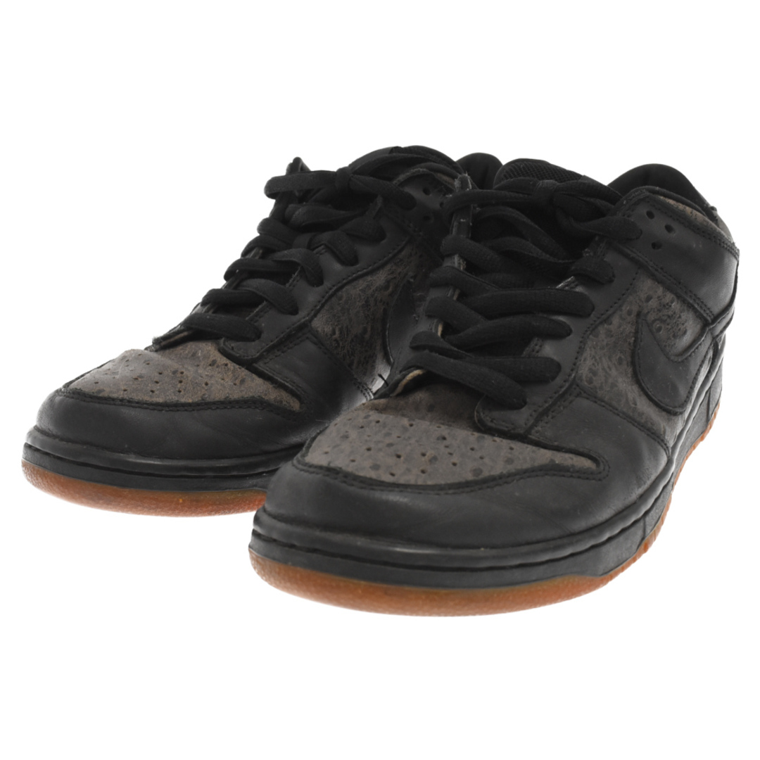 NIKE(ナイキ)のNIKE SB ナイキエスビー 03年製 DUNK LOW PRO OHSTRICH ダンク ロー ローカットスニーカー ガムソール ブラック US10.5 304292-003 メンズの靴/シューズ(スニーカー)の商品写真