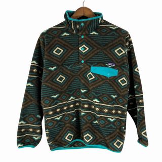 パタゴニア(patagonia)のpatagonia パタゴニア SYNCHILLA シンチラ プルオーバー フリースジャケット 防寒  アウトドア ブラウン (メンズ  S) 中古 古着 O9703(その他)