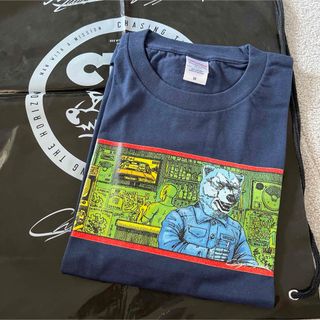 マンウィズアミッション(MAN WITH A MISSION)のマンウィズアミッション　CTHツアーTシャツ　ビニール巾着付き(ミュージシャン)