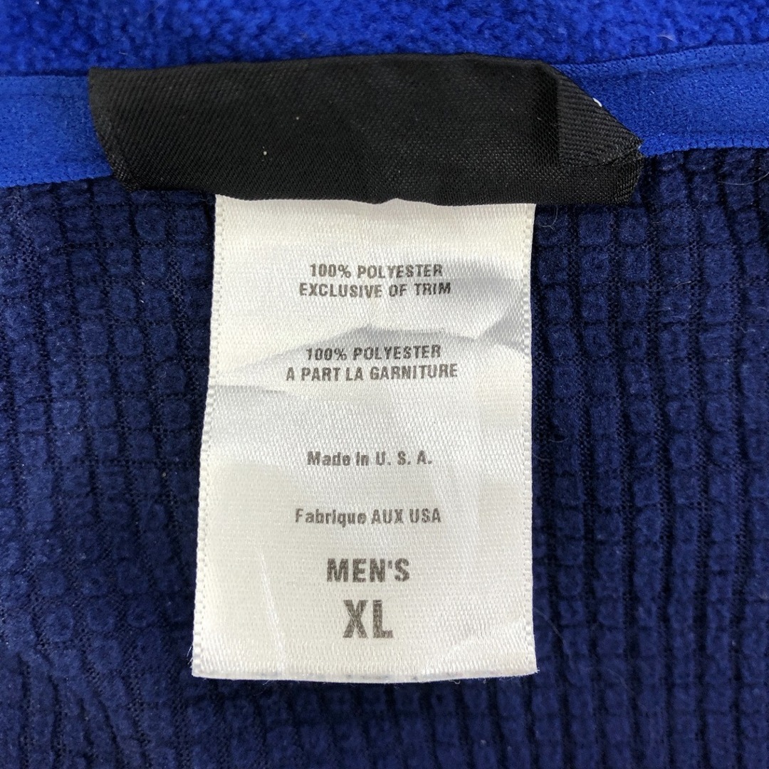 patagonia(パタゴニア)のUSA製 patagonia パタゴニア POLARTEC ポーラテック ジップアップ フリースジャケット ブルー (メンズ XL) 中古 古着 O9705 メンズのジャケット/アウター(その他)の商品写真