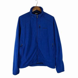 パタゴニア(patagonia)のUSA製 patagonia パタゴニア POLARTEC ポーラテック ジップアップ フリースジャケット ブルー (メンズ XL) 中古 古着 O9705(その他)