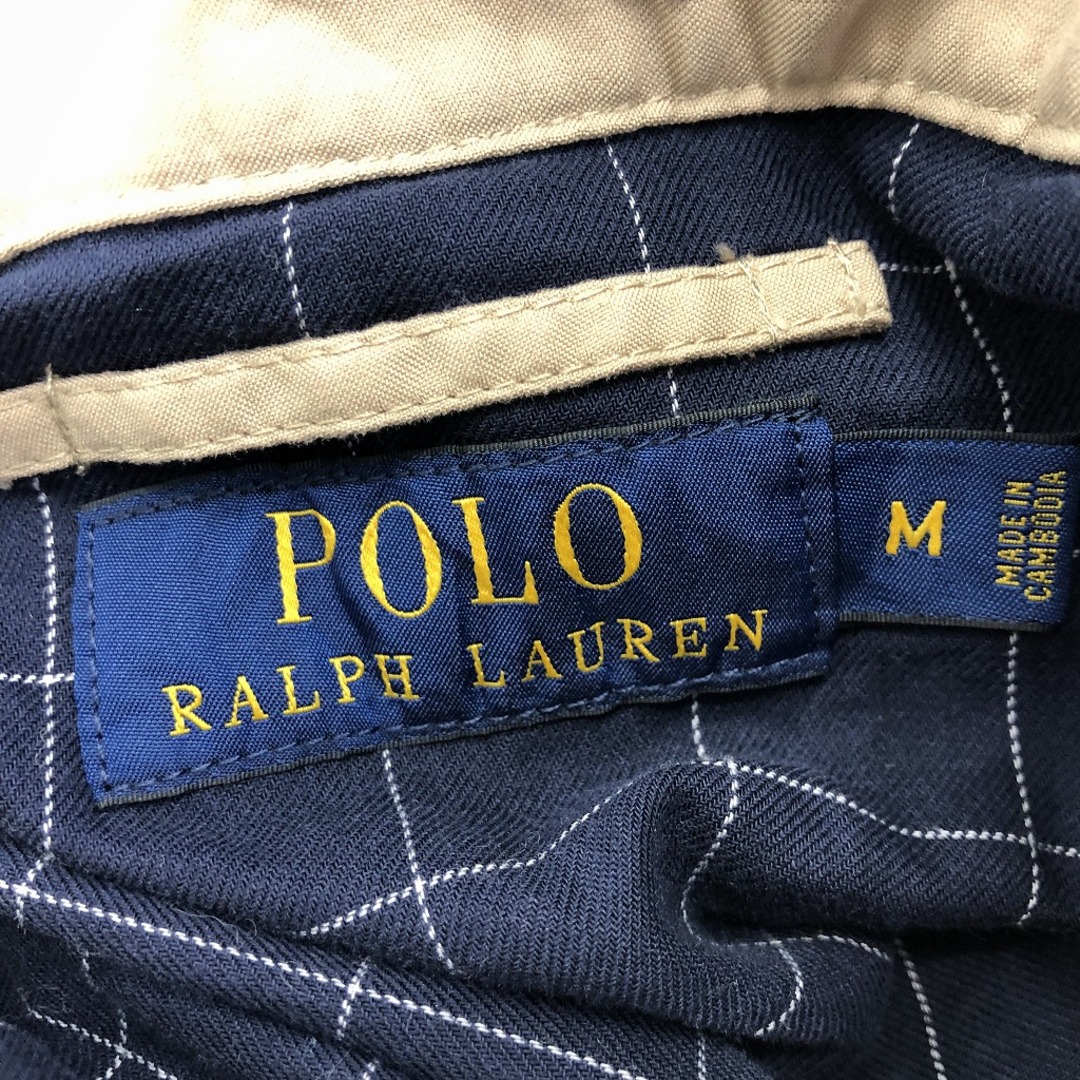 POLO RALPH LAUREN(ポロラルフローレン)の2000年代～ Polo by Ralph Lauren ポロバイラルフローレン スイングトップ アメカジ ベージュ (メンズ M) 中古 古着 O9716 メンズのジャケット/アウター(その他)の商品写真