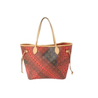 ルイヴィトン(LOUIS VUITTON)のLOUIS VUITTON ルイヴィトン トートバッグ M40686 ネヴァーフルMM 草間彌生 2012 レッド ゴールド金具 美品 中古 56489(トートバッグ)