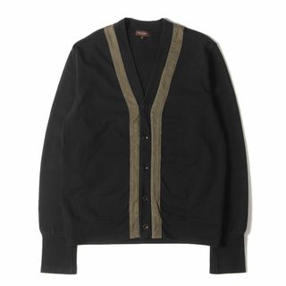 Paul Smith ポールスミス カーディガン サイズ:M アーティスト ストライプ ジャガード コットン カットソー カーディガン ブラック 黒 日本製 トップス 長袖【メンズ】