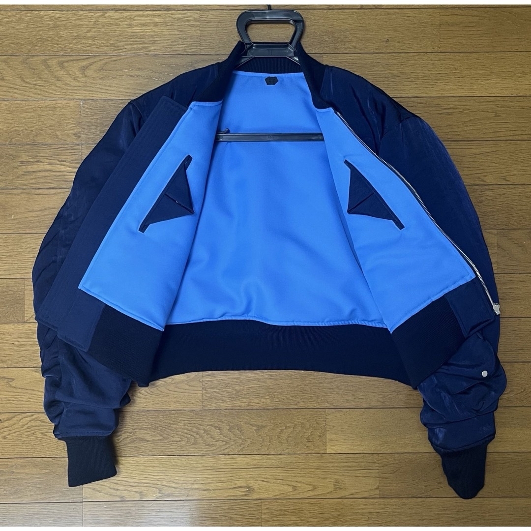 OUAT 007 BOMBER JACKET NAVY サイズ2 試着のみ メンズのジャケット/アウター(フライトジャケット)の商品写真