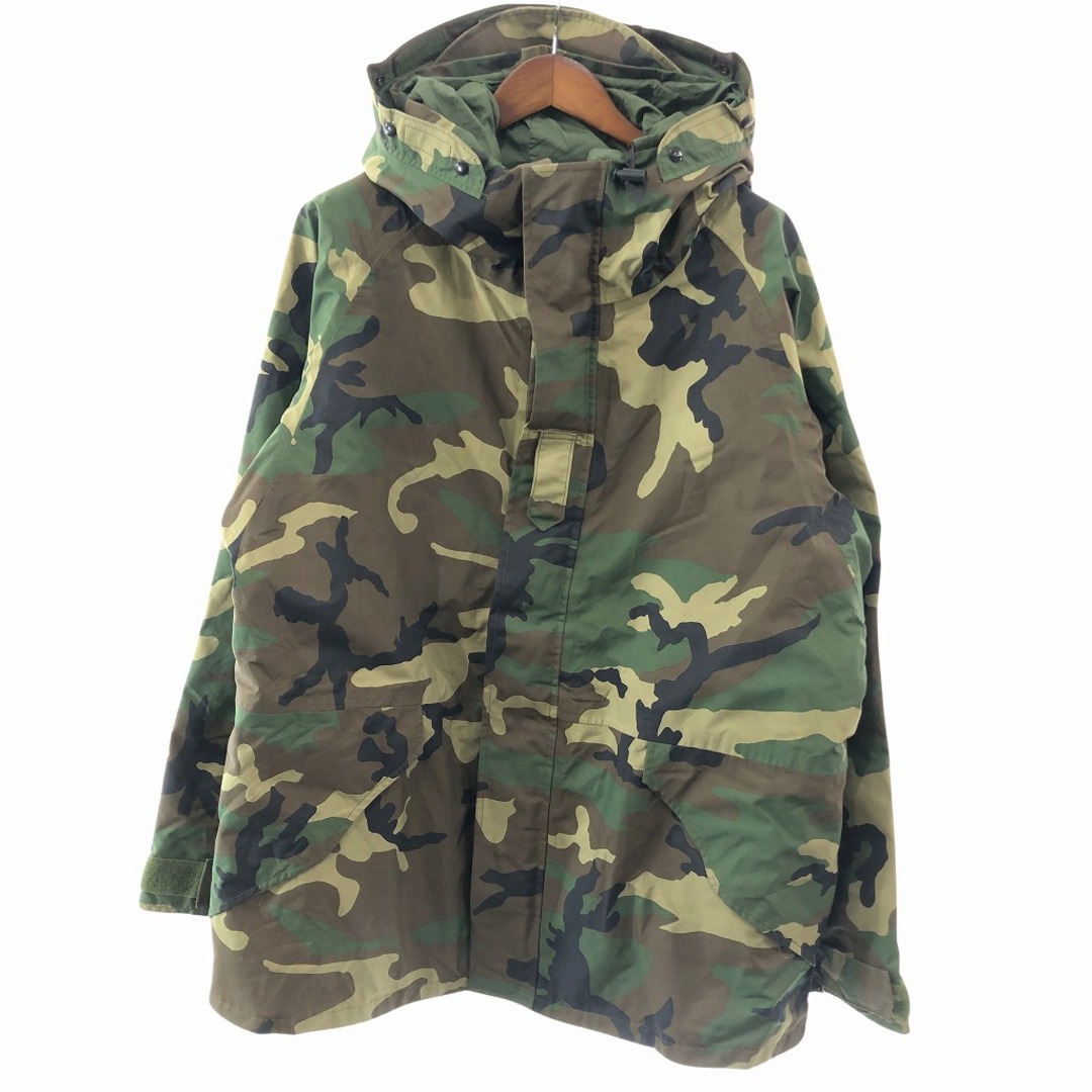 主な素材表地ナイロン2000年代～  米軍実物 U.S.ARMY ECWCS GEN1  GORE-TEX PARKA ミリタリー 戦闘服 アウター ウッドランドカモ (メンズ XL-L)   O9733