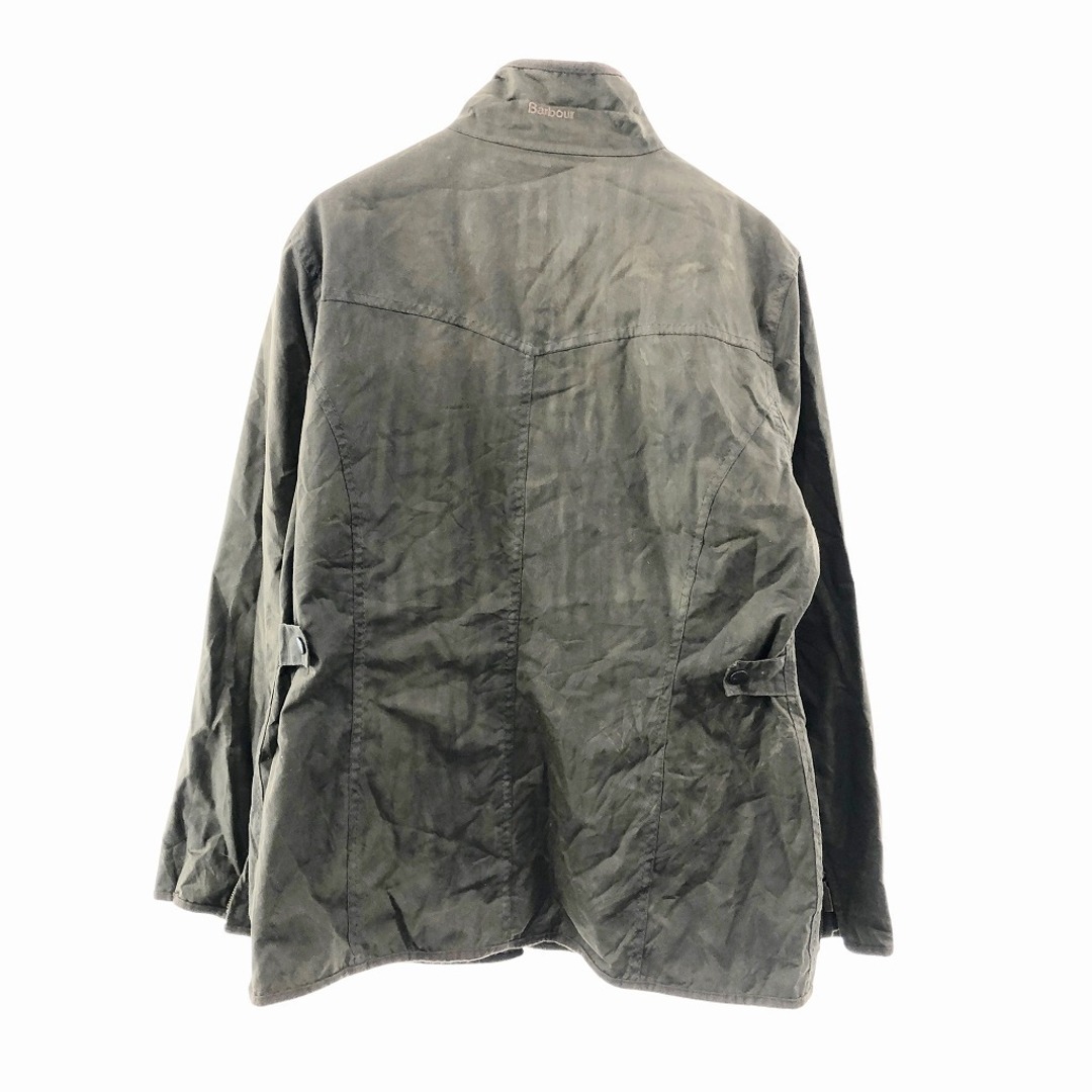 Barbour(バーブァー)のBarbour バブアー オイルドジャケット 防寒  ユーロ  ヨーロッパ古着 カーキ (レディース UK16) 中古 古着 O9729 レディースのジャケット/アウター(その他)の商品写真