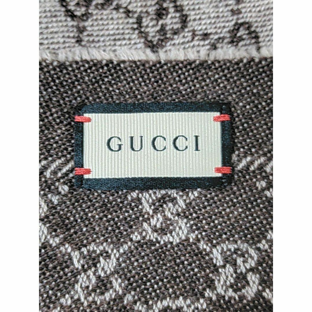 Gucci(グッチ)のGUCCI グッチ GG柄 大判マフラー TK640 レディースのファッション小物(マフラー/ショール)の商品写真