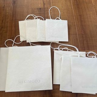 ミキモト(MIKIMOTO)のmikimoto ショッパー　紙袋　9枚(ショップ袋)