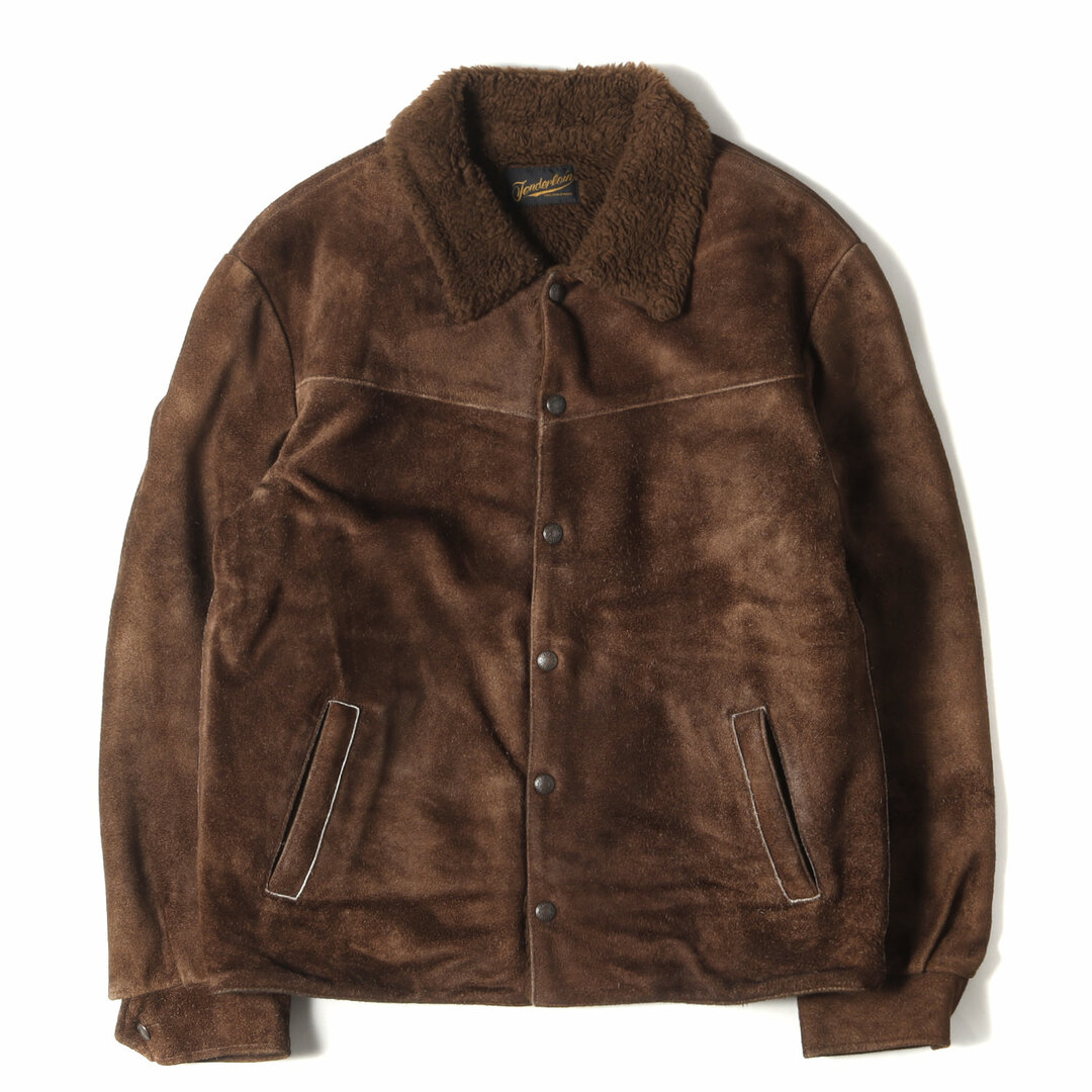 TENDERLOIN テンダーロイン ジャケット サイズ:S サドル スウェードレザー ジャケット T-SADDLE SUEDE JKT ブラウン アウター ブルゾン 【メンズ】