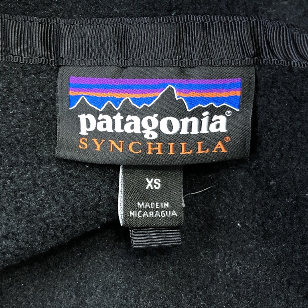 patagonia(パタゴニア)のSALE///// patagonia パタゴニア シンチラ スナップＴ フリースジャケット ミリタリー 戦闘服 アウター ブラック (レディース XS) O9740 レディースのジャケット/アウター(その他)の商品写真