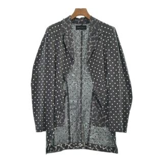 美品 コムデギャルソン robe de chambre COMME des GARCONS ジャケット テーラードジャケット ドット柄 アウター レディース M ブラック