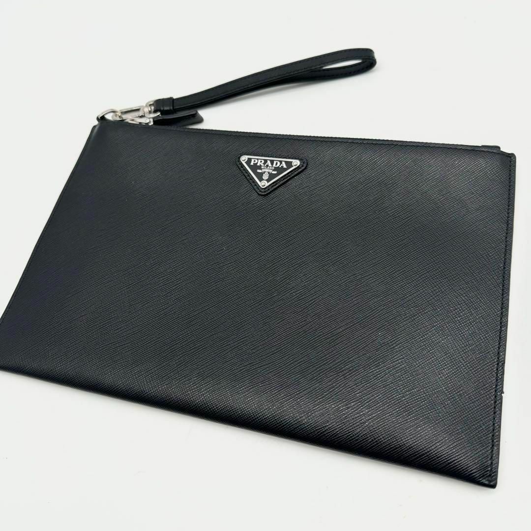 PRADA - 【未使用級美品✨】PRADA プラダ クラッチバッグ サフィアーノ