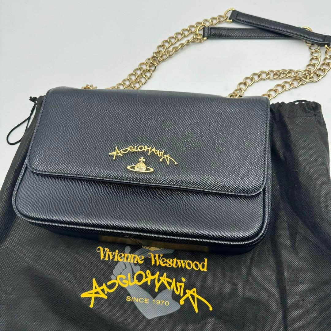 極美品 viviennewestwood ショルダーバッグ オーブ金具 レザー