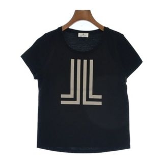 ランバンオンブルー(LANVIN en Bleu)のLANVIN en bleu Tシャツ・カットソー 38(M位) 黒 【古着】【中古】(カットソー(半袖/袖なし))