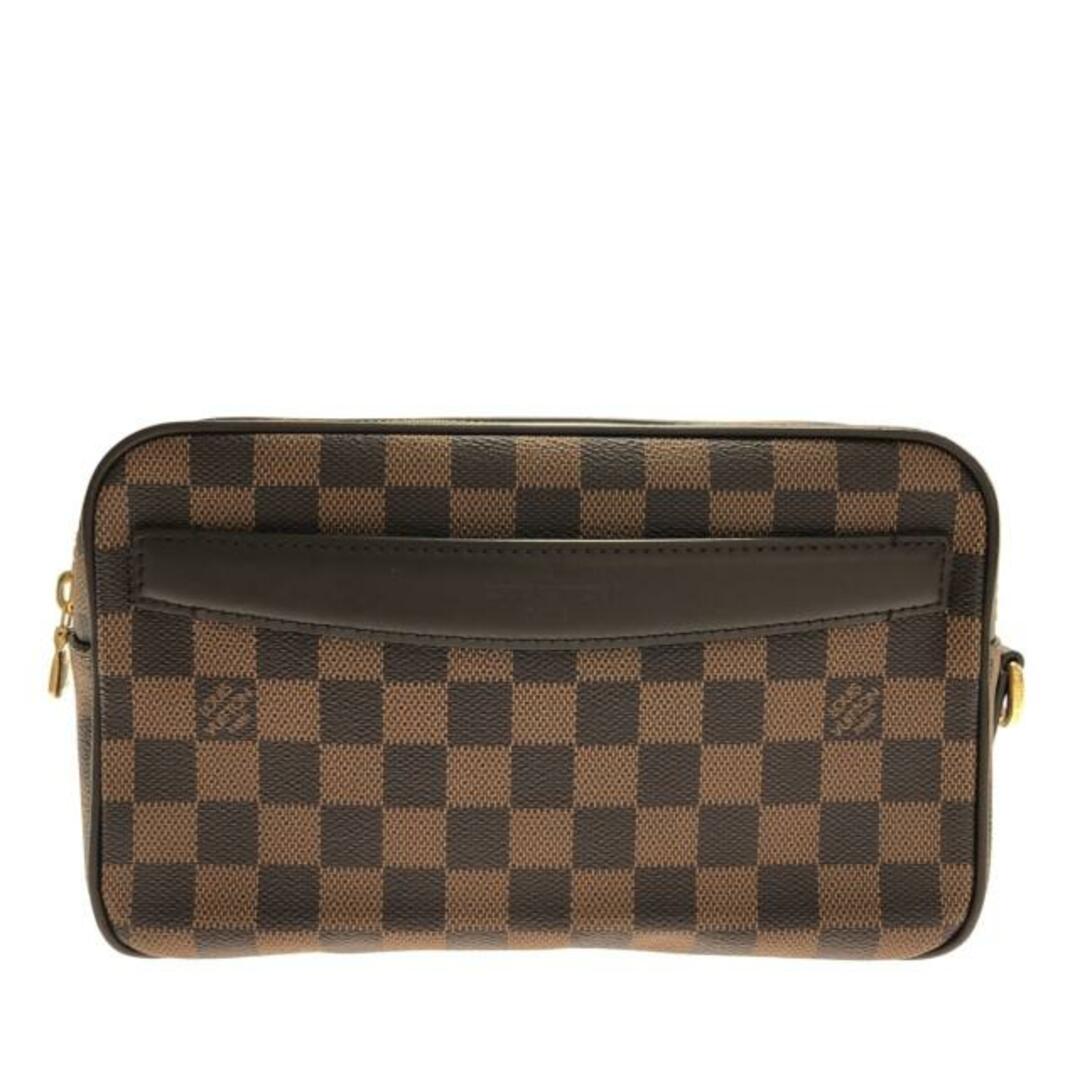 【本物保証】 布袋付 美品 ルイヴィトン LOUIS VUITTON ダミエ ナヴィグリオ ショルダーバッグ エベヌ N45255