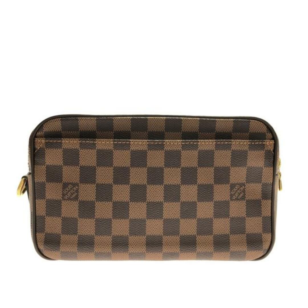 【本物保証】 布袋付 美品 ルイヴィトン LOUIS VUITTON ダミエ ナヴィグリオ ショルダーバッグ エベヌ N45255