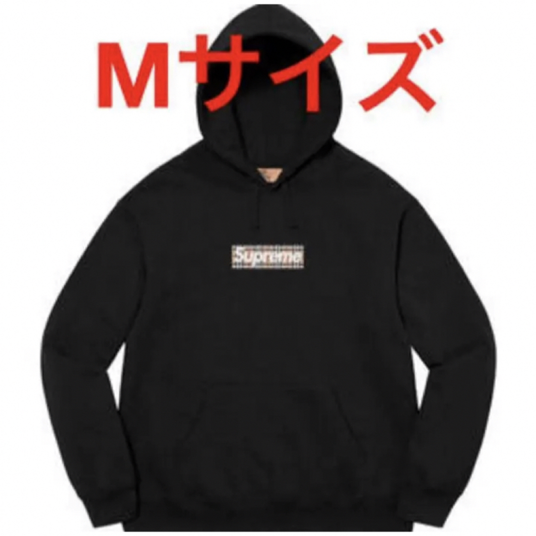 バーバリーｘsupremeパーカー　Mサイズ