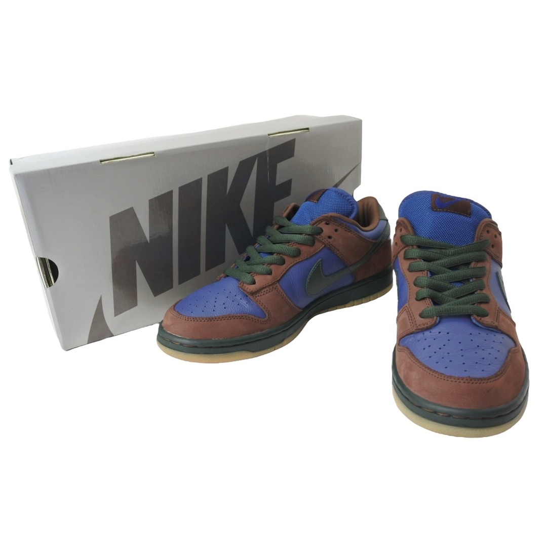 極美品 NIKE ナイキ 2003 DUNK LOW PRO SB BARF スニーカー ブラウン ネイビー ダンク ロー 27cm 304292-431 靴  5520327cmくつ幅