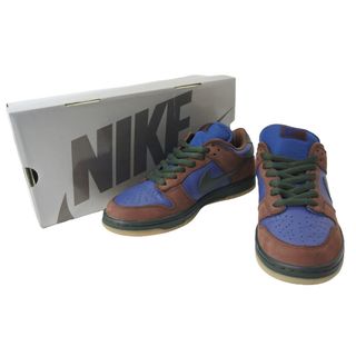 ナイキ(NIKE)の極美品 NIKE ナイキ 2003 DUNK LOW PRO SB BARF スニーカー ブラウン ネイビー ダンク ロー 27cm 304292-431 靴 中古 55203(ブーツ)