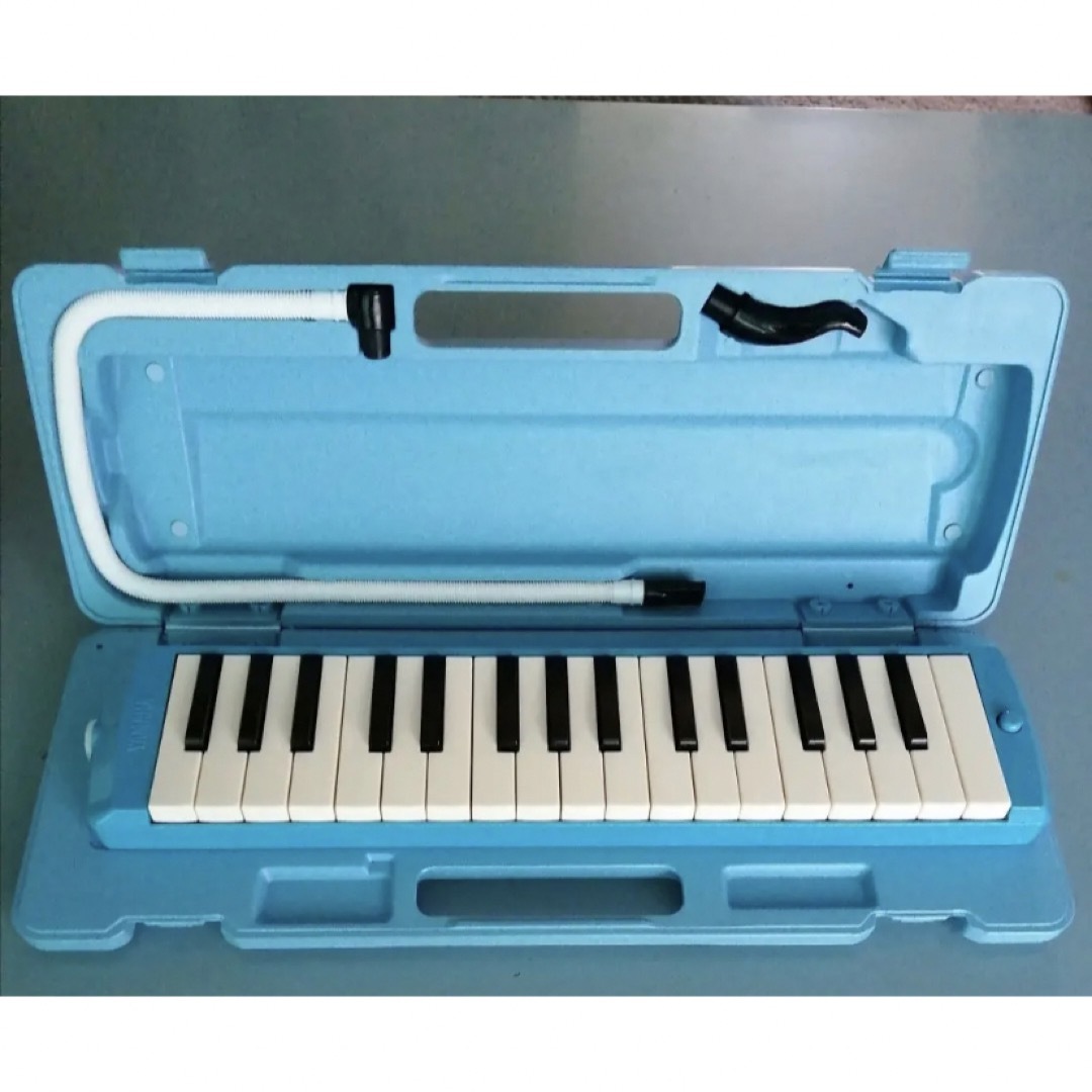 YAMAHAの鍵盤ハーモニカのピアニカブルー 楽器の楽器 その他(ハーモニカ/ブルースハープ)の商品写真