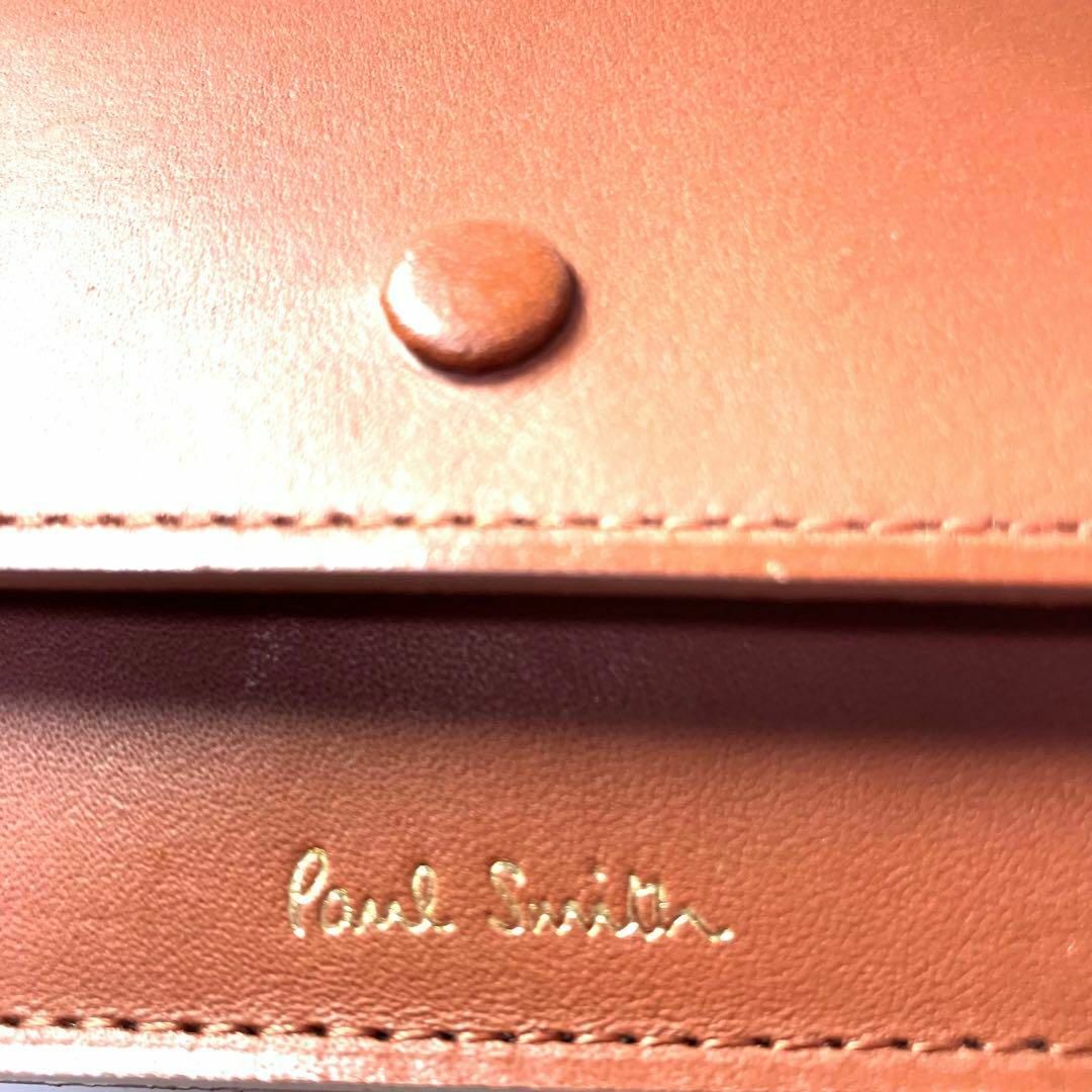 Paul Smith(ポールスミス)の【 Paul Smith】 ポールスミス ブラウン 茶色 定期入れ カード 名刺 メンズのファッション小物(名刺入れ/定期入れ)の商品写真