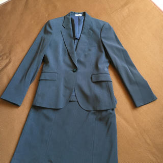 リクルートスーツ LL  紺色ストライプ(スーツ)