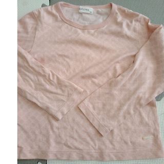 セリーヌ(celine)の11月末までの出品　セリーヌ　サーモンピンク色　長袖Tシャツ　120(Tシャツ/カットソー)