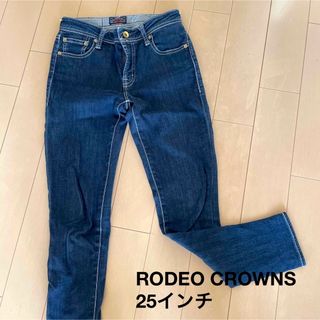 ロデオクラウンズ(RODEO CROWNS)のロデオクラウンズ　rodeo レディース　スキニー　25　パンツ　デニム(スキニーパンツ)