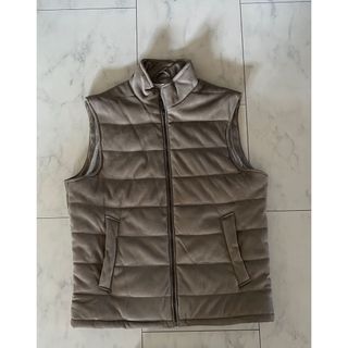 ZARA - ZARA メンズ　スエード調中綿ベストL新品