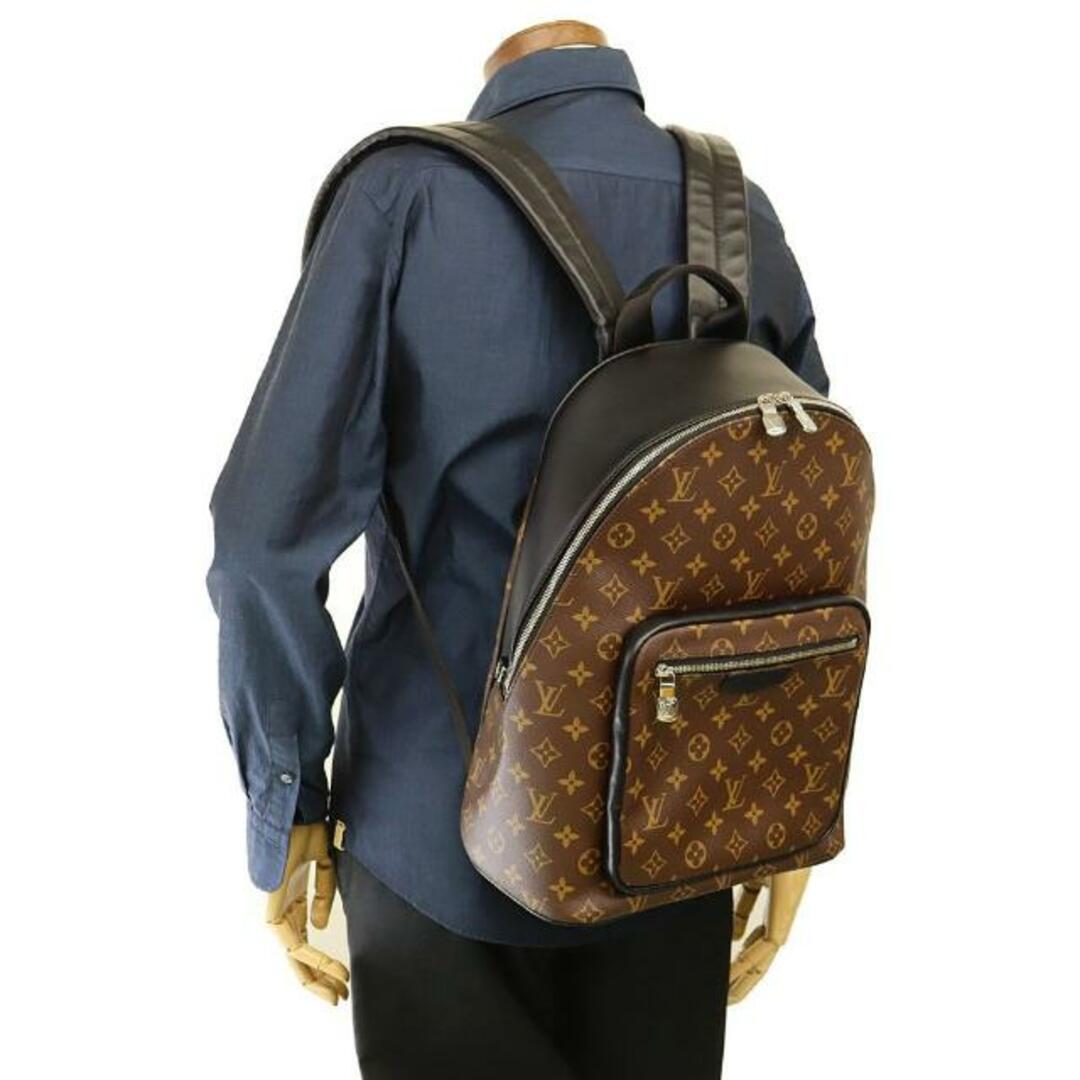 未使用 展示品 ルイ ヴィトン LOUIS VUITTON モノグラム マカサー ジョッシュ NV バックパック ブラウン ブラック M45349 RFID VLP 90211210