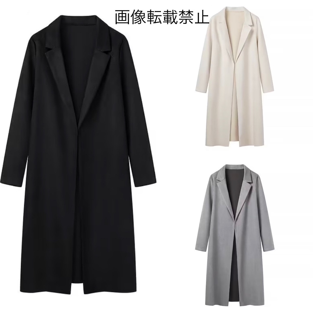11月新作12763◆3color スエード ロングコート